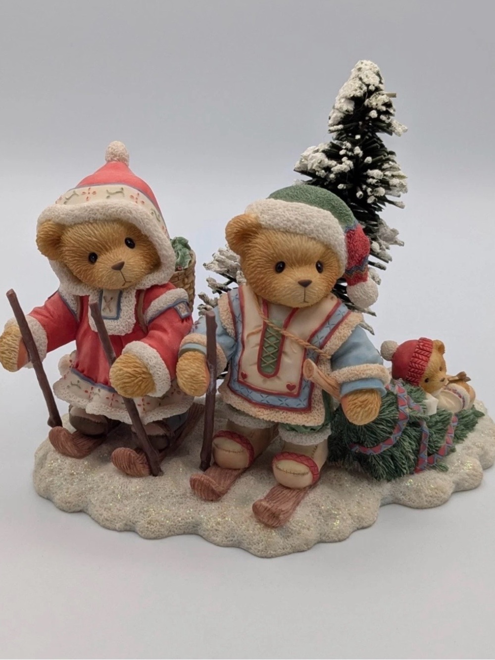 Cherished Teddies Segrid Justaf Ingmar "The Spirit of Christmas" 352799 NIB COA